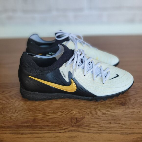 ✨Nike Phantom GX 2 Pro Turf Low Sz 6.5 Men's Soccer Shoes Black White FJ2583-100 - Picture 5 of 11